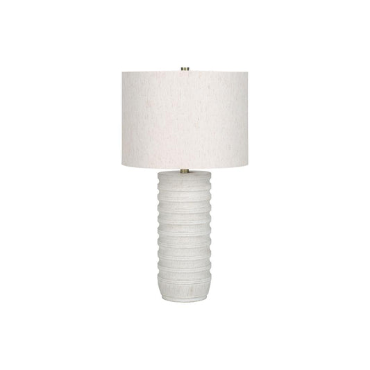 Lighting, 28"H, Table Lamp, Cream Resin, Ivory / Cream Shade, Transitional