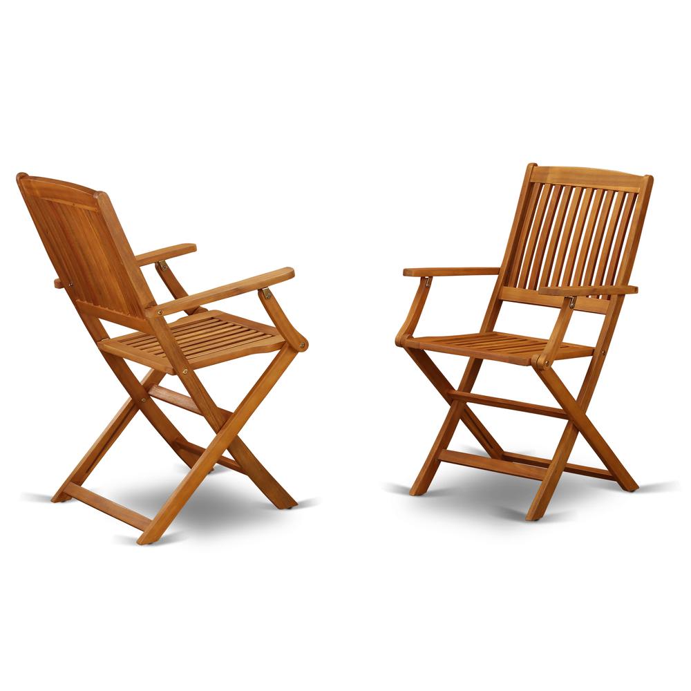 Wooden Patio Chair Natural Oil, BCMCANA