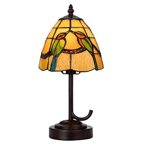 40W metal/resin Tiffany accent lamp Dark Bronze