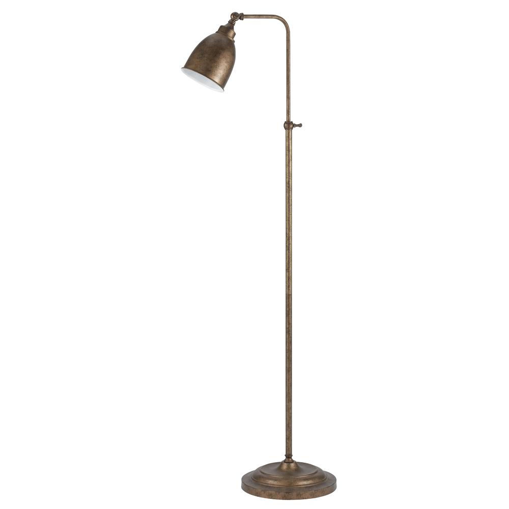 Cal Lighting Rust Finished Floor Lamp with Metal Shades