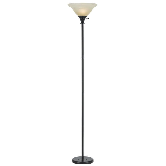 70" Height Metal Torchiere in Dark Bronze