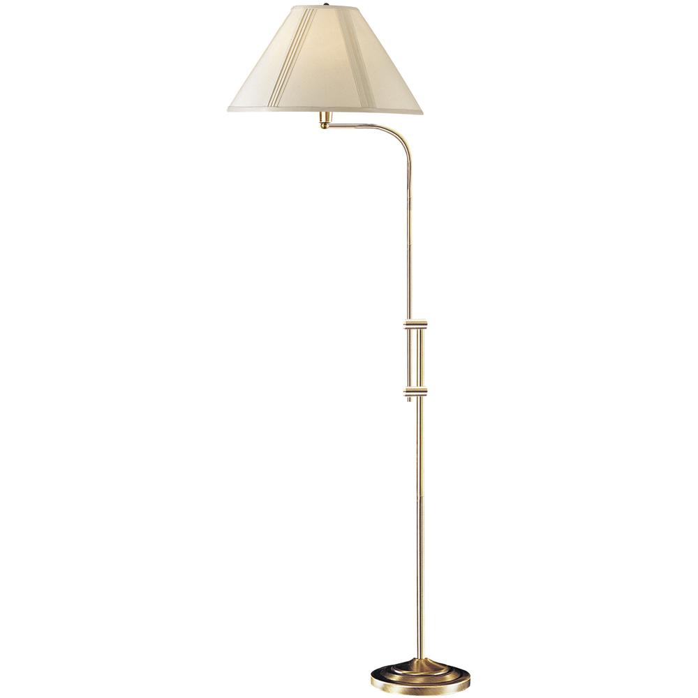 67.5" Height Metal Floor Lamp in Antique Brass