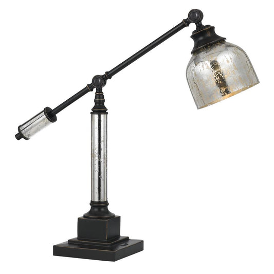 24.5" Height Metal Desk Lamp in Dark Bronze