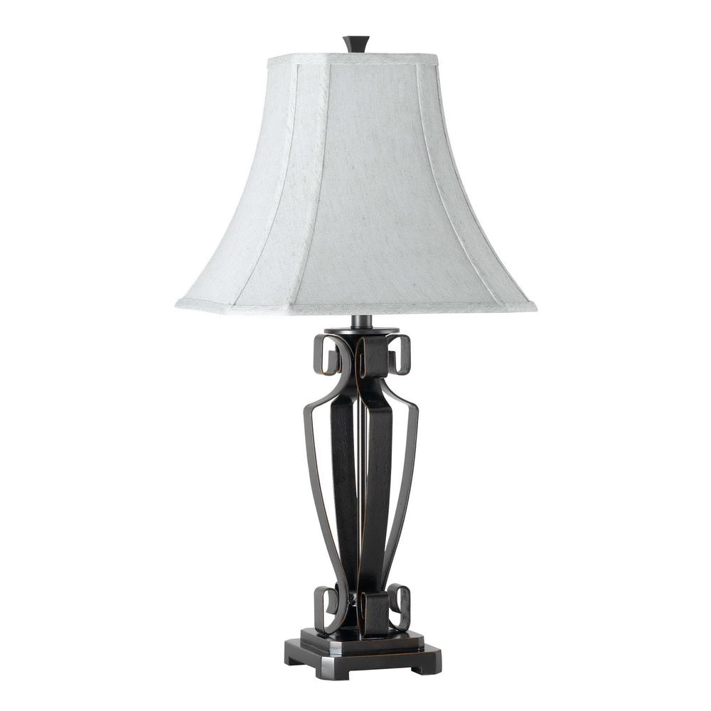 29" Height Metal Table Lamp in Metal Iron Finish