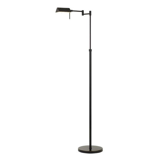 Clemson 58.5" Height Metal Floor Lamp in Dark Bronze Finish