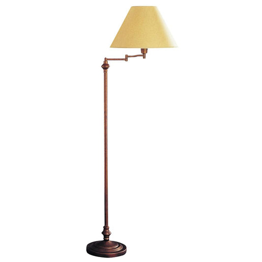 59" Height Metal Floor Lamp in Rust