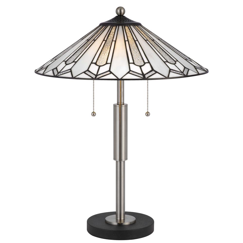 60W x 2 Muirfield tiffany table lamp