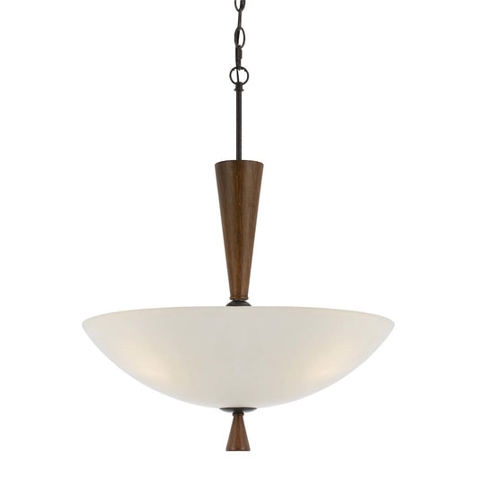 60W X 2 Verona Glass Pendant Fixtur