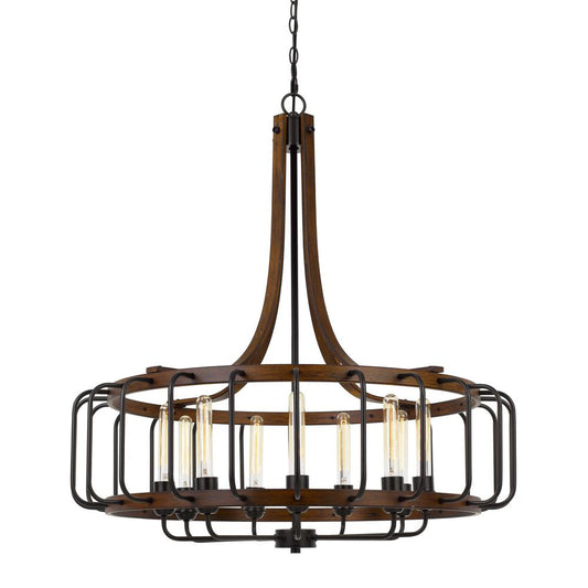 Kellia 60W X 9 Metal Chandelier  (Edison Bulbs Not included)