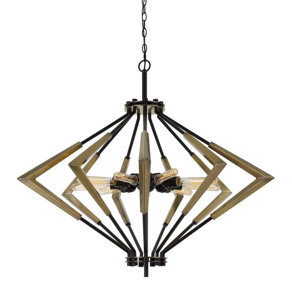 Malounta 60W X 9 Metal Chandelier  (Edison Bulbs Not included)