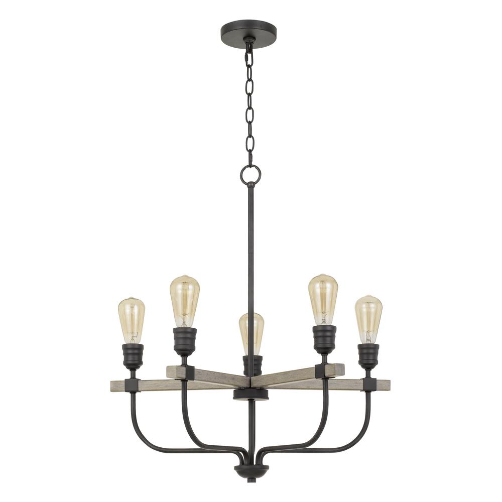 60W X 5 Sion Metal Chandelier