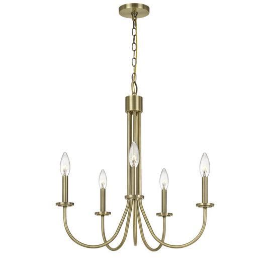 60W X 5 Spiez Metal Chandelier