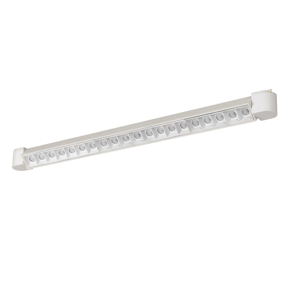 Dimmable integrated LED 60W,  3024 Lumen, 85 CRI, 3000K, 3 Wire Wall Wash Track Fixture, HT812MWH