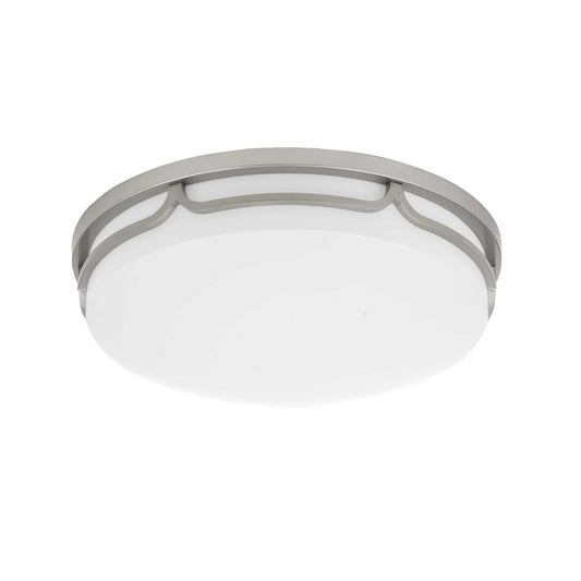 integrated LED 25W, 2000 Lumen, 80 CRI, Dimmable Ceiling Flush Mount With Acrylic Diffuser, LA702