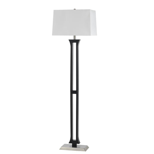 100W Metal Floor Lamp (color: Brushed Steel)