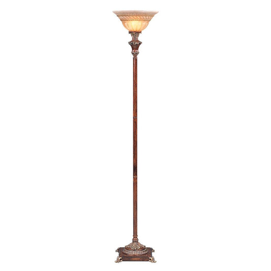 Resemble Wood Torch Lamp