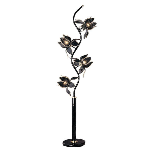 73"H Black Floor Lamp