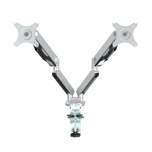 Double Monitor Arm 17"-30" in Silver Finish, A2MAD1730-SV