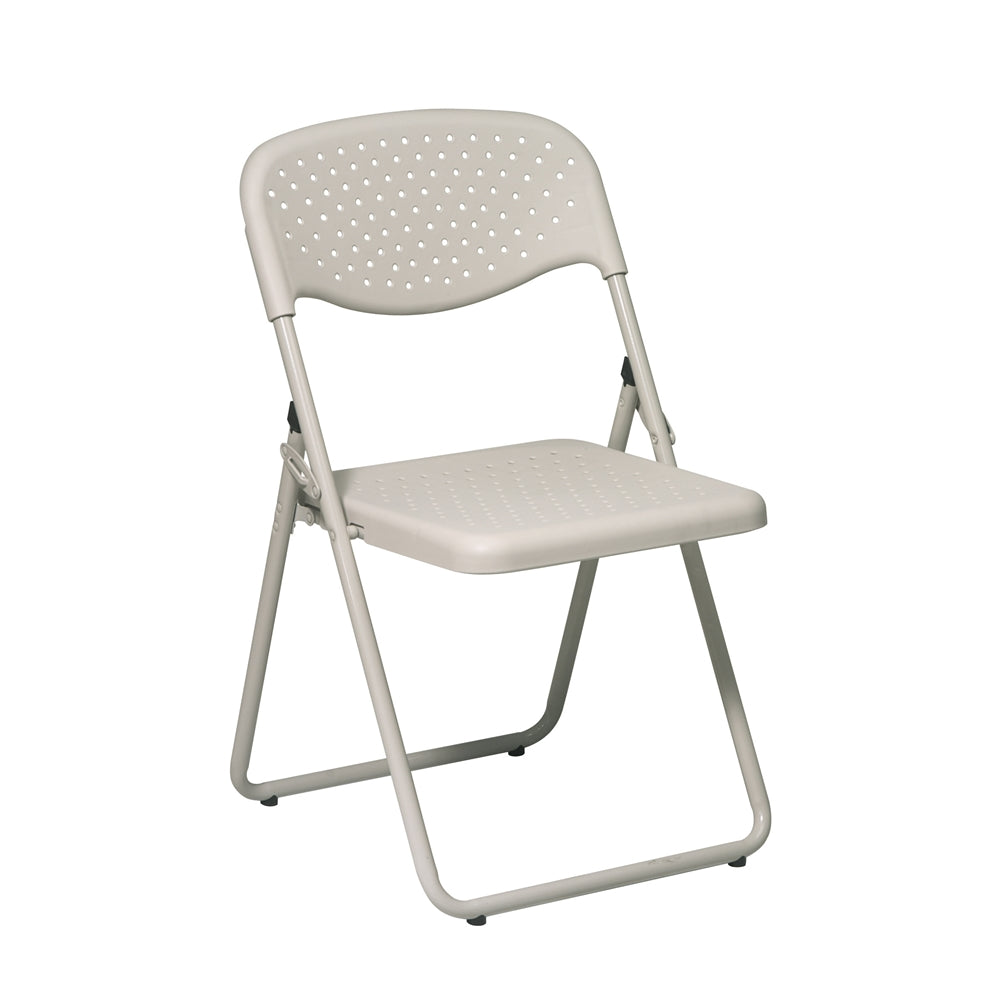 Folding Chair with Plastic Seat and Back