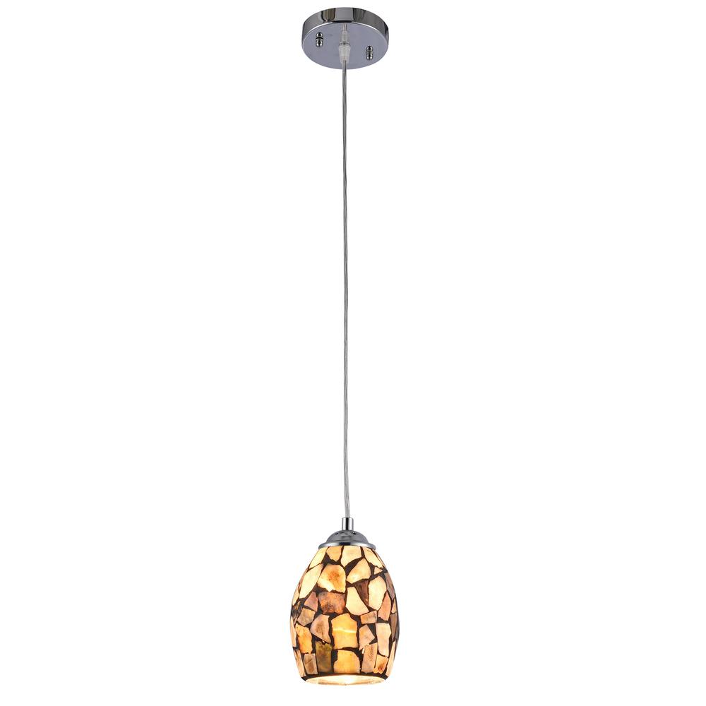 SANDY Mosaic 1 Light  Ceiling Mini Pendant 5" Shade