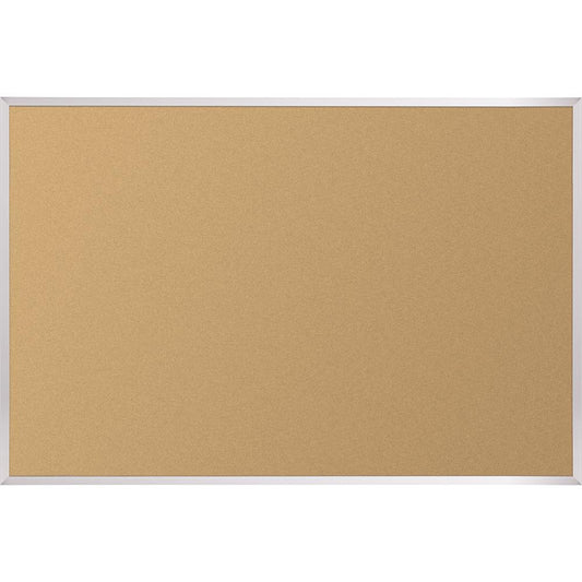 Natural Add - Cork Tackboard - Aluminum Trim - 1.5 X 2