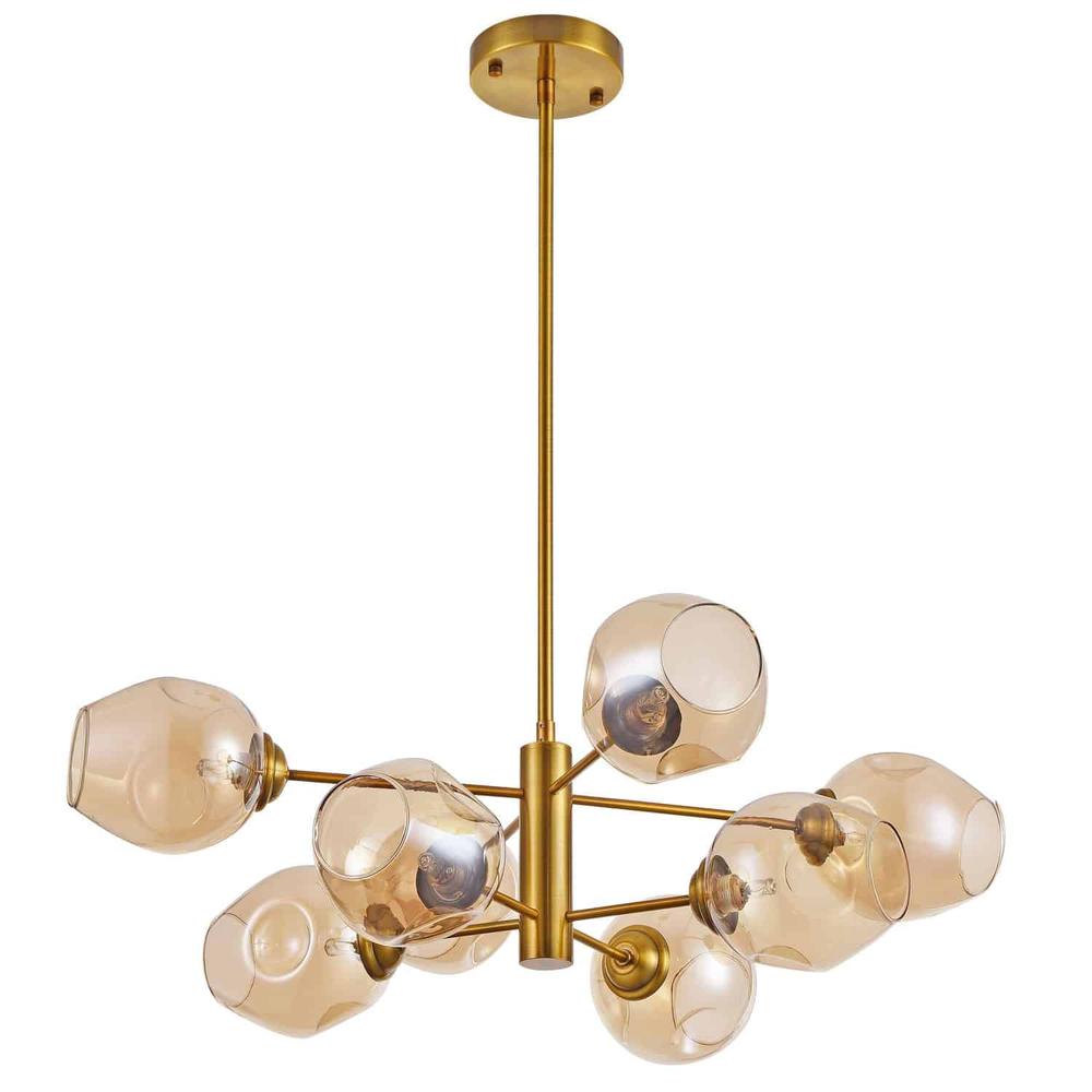 8LT Halogen Pendant, VB with Champagne Glass