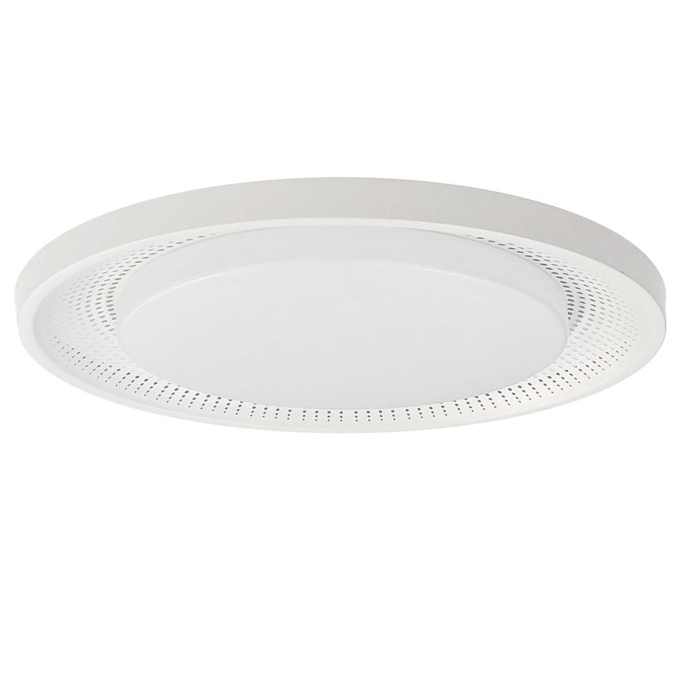 30W Flush Mount Matte White with White Acrylic Diffuser