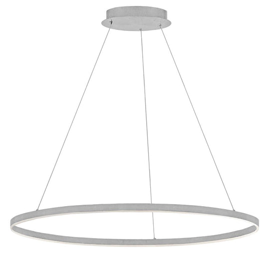 63W Silver Chandelier with White Acrylic Diffuser     (CIR-3263C-SV)