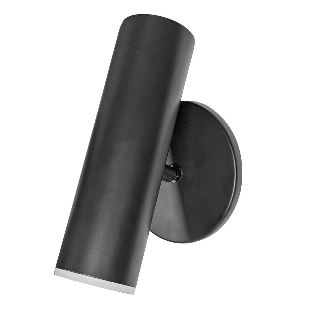 6W Wall Sconce, Matte Black with Frosted Acrylic Diffuser    (CST-106LEDW-MB)