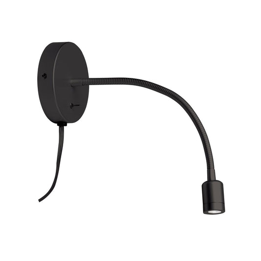 3W Matte Black Wall Lamp        (DLEDW-263-MB)