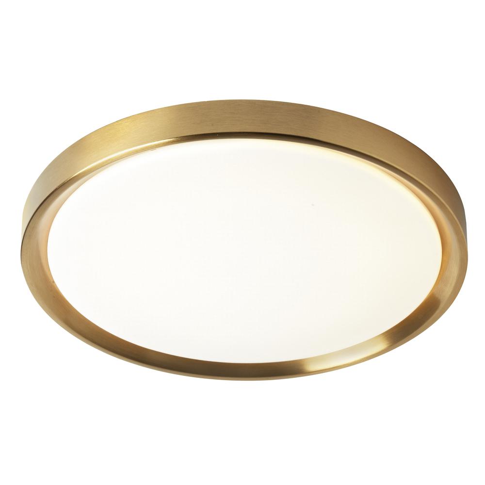 30W Flush Mount, Aged Brass Finish       (FID-1630LEDFH-AGB)