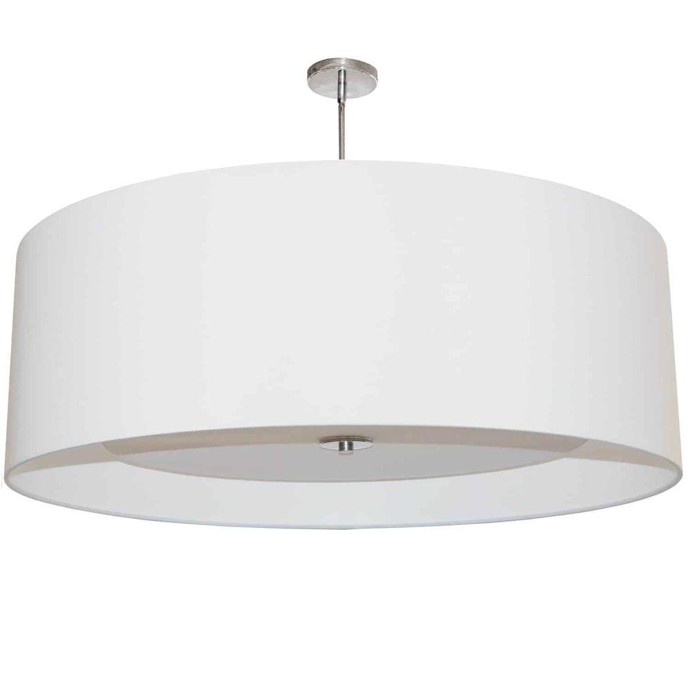 4LT Helena Pendant PC, White w/White Diffuser