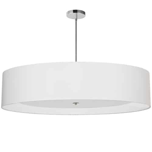 6LT Helena Pendant PC, WH w/WH Diffuser