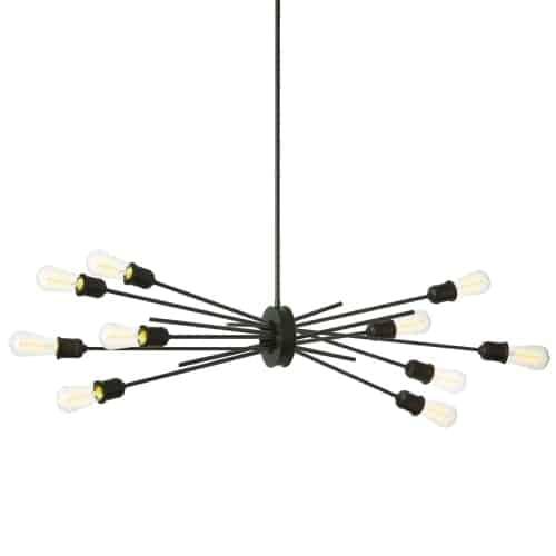 10LT Horizontal Pendant, Espresso Finish