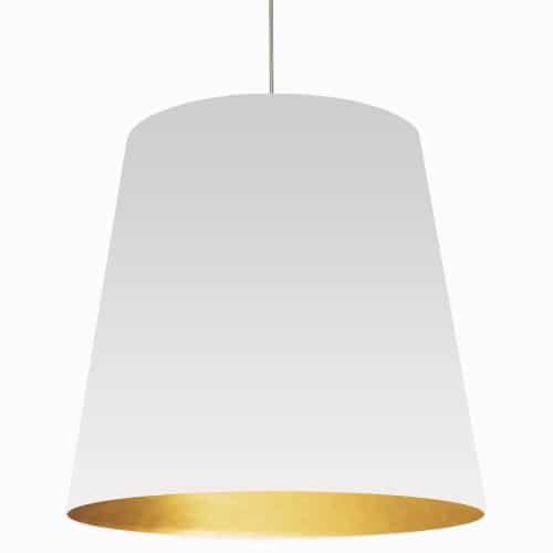 1Light Oversized Drum Pendant,X-Large