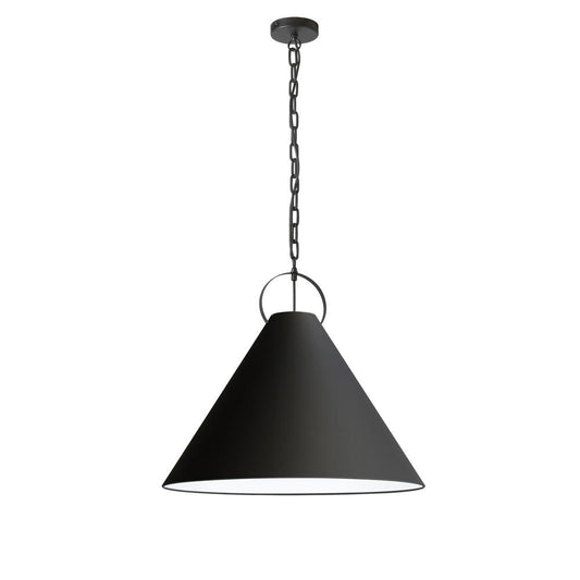 Incandescent Pendant, Matte Black with Black Shade     (PCN-241P-MB-797)