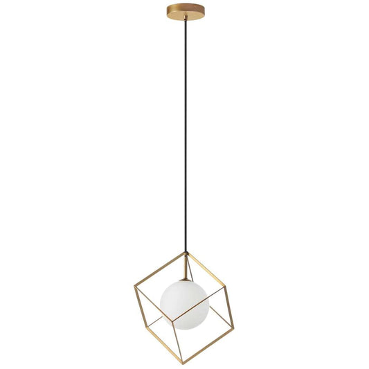 1LT Halogen Pendant Gold