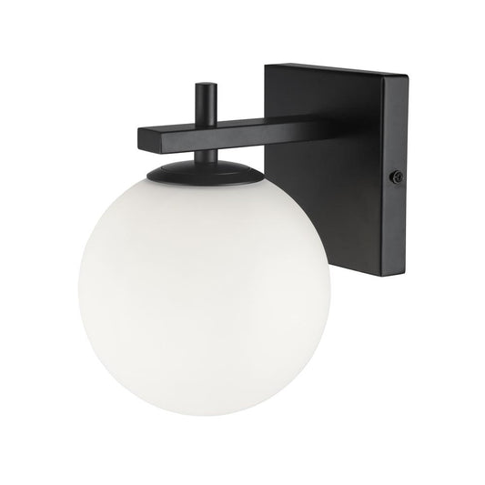 1 Light Halogen Wall Sconce, Matte Black       (VAD-51W-MB)