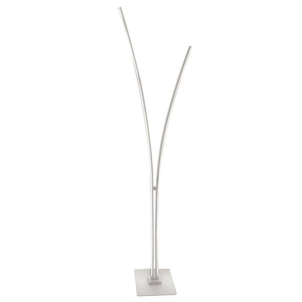 36W Floor Lamp, MW w/ WH Acrylic Diffuser