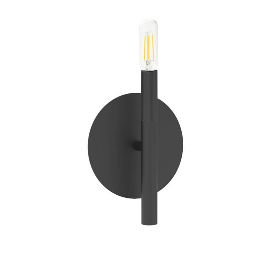 1 Light Incandescent Wall, Sconce Matte Black       (WAN-91W-MB)