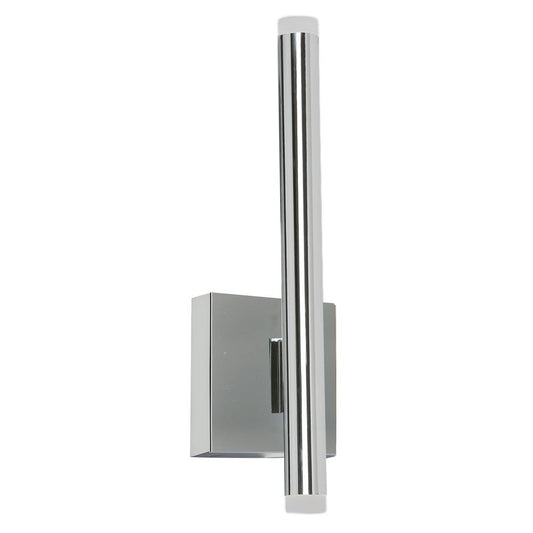 10W Wall Sconce, Polished Chrome  with White Acrylic Diffuser    (WLS-1410LEDW-PC)