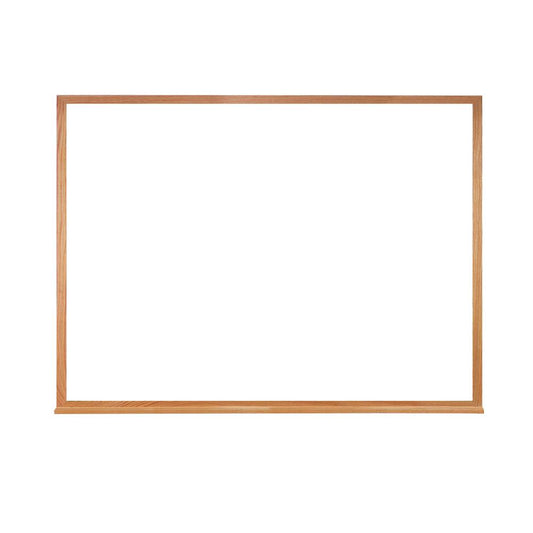 Ghent Non-Magnetic Whiteboard with Wood Frame, 2'H x 3'W