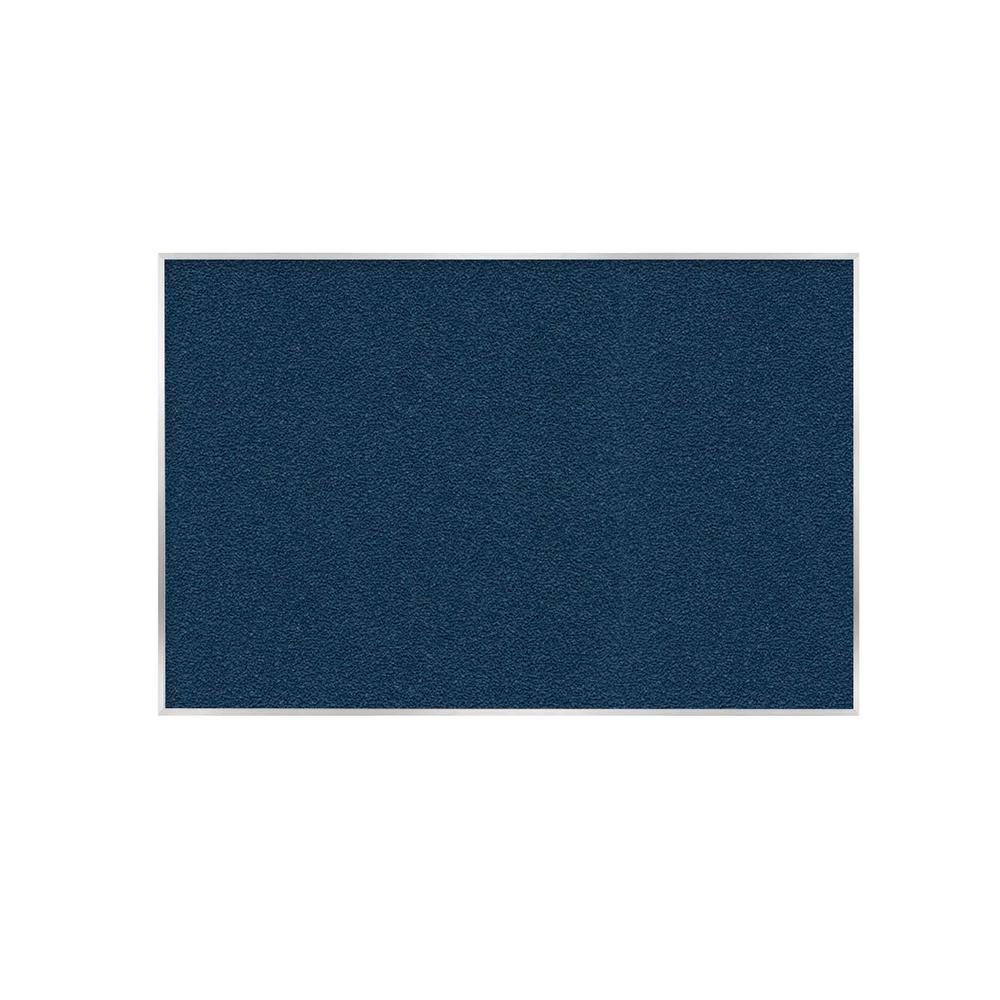 Ghent Vinyl Bulletin Board with Aluminum Frame, 4'H x 6'W, Navy