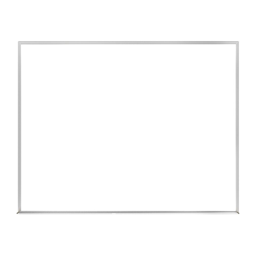 Ghent Non-Magnetic Whiteboard with Aluminum Frame, 18"H x 24"W