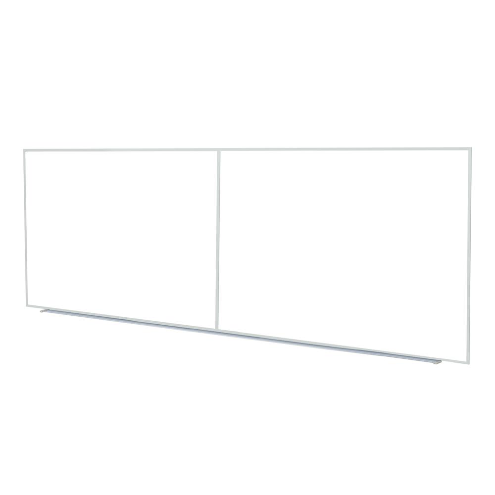 Ghent Non-Magnetic Whiteboard with Aluminum Frame, 4'H x 10'W