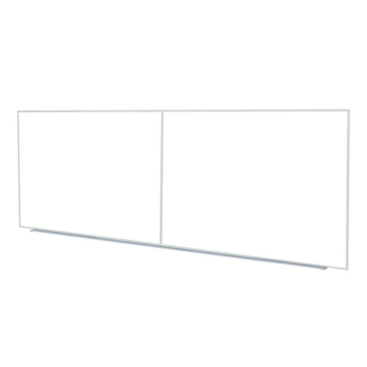 Ghent Non-Magnetic Whiteboard with Aluminum Frame, 4'H x 10'W