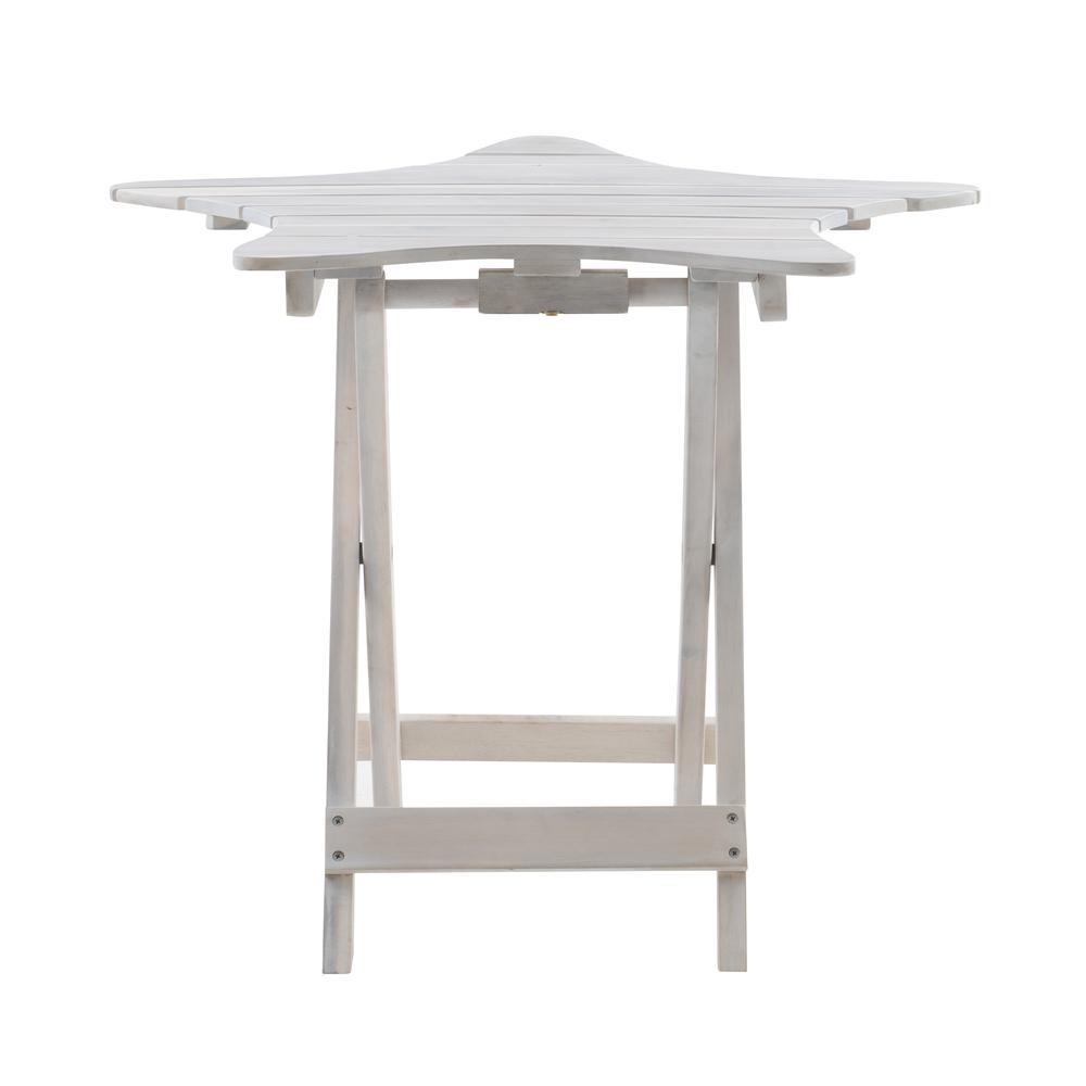 Stanbury Folding Table, Whitewash