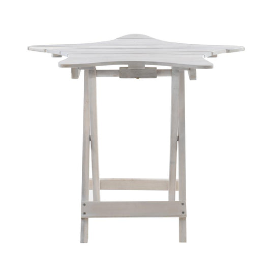 Stanbury Folding Table, Whitewash