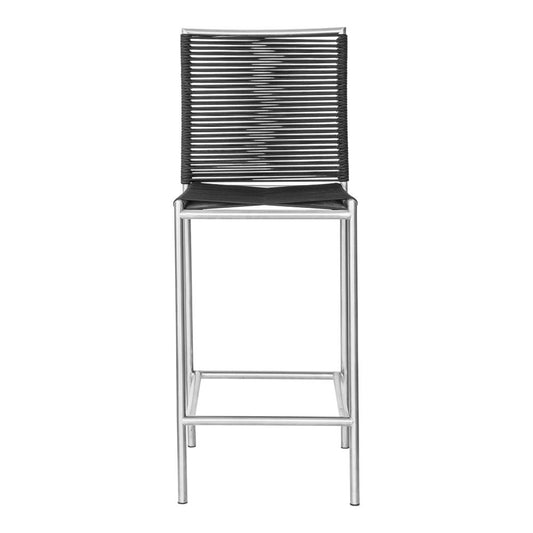 Brynn Outdoor Bar Stool Black