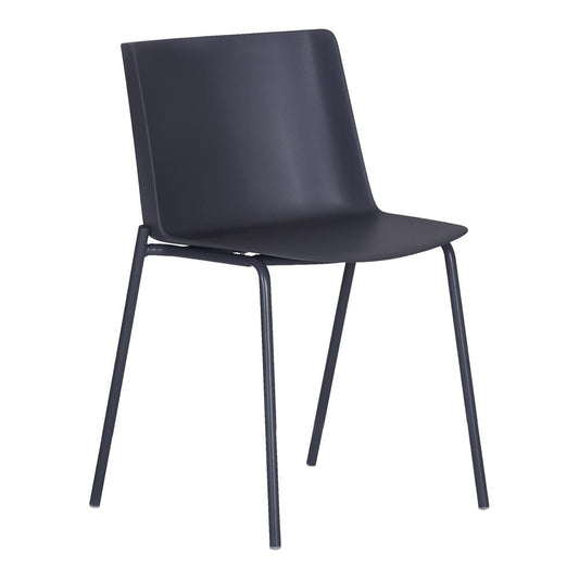 Silla Outdoor Dining Chair Charcoal Grey-Set Of Two